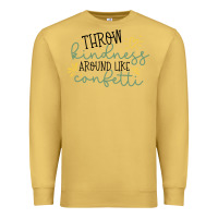 Antique Gold kindness Premium Sweatshirt - Unal Design