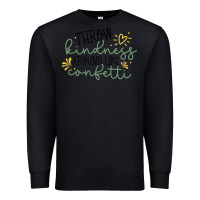 Black kindness Premium Sweatshirt - Unal Design