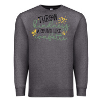 Charcoal Heather kindness Premium Sweatshirt - Unal Design