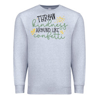 Heather Grey kindness Premium Sweatshirt - Unal Design