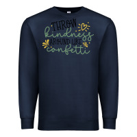 Navy kindness Premium Sweatshirt - Unal Design
