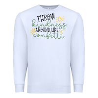 White kindness Premium Sweatshirt - Unal Design