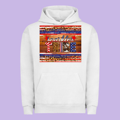 4th Of July Sparkler Tribe Urban Hoodie Designed By Hra Design Shop