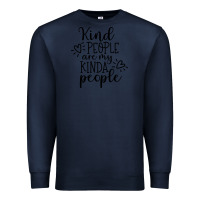 Navy kind Premium Sweatshirt - Unal Design