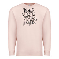 Pale Pink kind Premium Sweatshirt - Unal Design