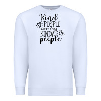 White kind Premium Sweatshirt - Unal Design