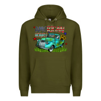 Army Green american honey Premium Hoodie - CowhideDigitalArt