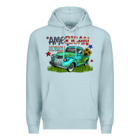 Blue Mist american honey Premium Hoodie - CowhideDigitalArt