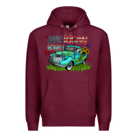 Burgundy american honey Premium Hoodie - CowhideDigitalArt