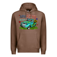Chestnut american honey Premium Hoodie - CowhideDigitalArt