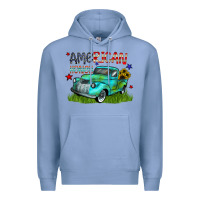 Colony Blue american honey Premium Hoodie - CowhideDigitalArt