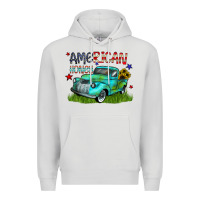 Dove Grey american honey Premium Hoodie - CowhideDigitalArt