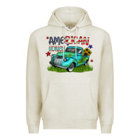 Oatmeal Heather american honey Premium Hoodie - CowhideDigitalArt