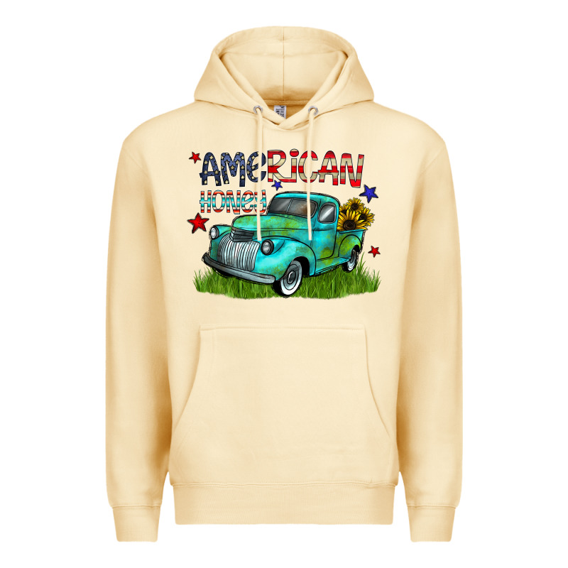 American Honey Premium Hoodie by CowhideDigitalArt | Teevron