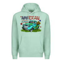 Seafoam american honey Premium Hoodie - CowhideDigitalArt