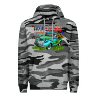 Slate Camo american honey Premium Hoodie - CowhideDigitalArt