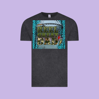 Reel Great Dad Vintage Tee Designed By Artiststas