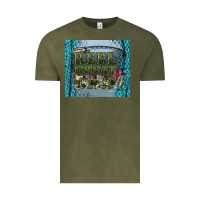 Vintage Olive reel great dad Vintage Tee - Artiststas