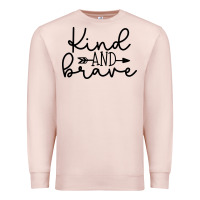 Pale Pink kind Premium Sweatshirt - Unal Design