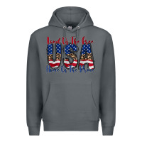 Rock land of the free usa Premium Hoodie - RacoonDesign