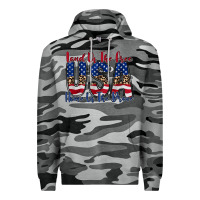 Slate Camo land of the free usa Premium Hoodie - RacoonDesign
