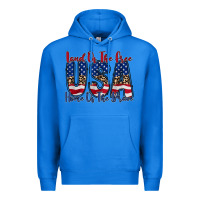 True Royal land of the free usa Premium Hoodie - RacoonDesign