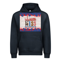 Navy 4th of july little miss America Urban Hoodie - HRA Design Shop