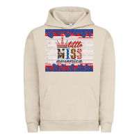 Pigment French Oak 4th of july little miss America Urban Hoodie - HRA Design Shop
