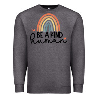 Charcoal Heather be a kind Premium Sweatshirt - Unal Design