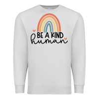 Dove Grey be a kind Premium Sweatshirt - Unal Design