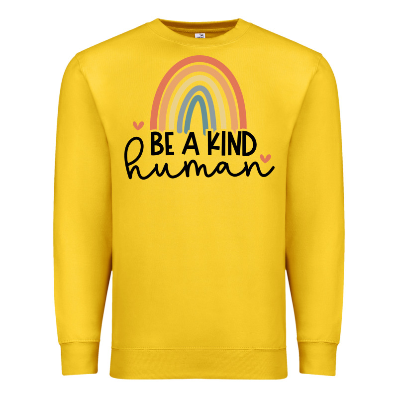 Be A Kind Premium Sweatshirt by Unal Design | Teevron