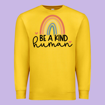 Be A Kind Premium Sweatshirt Designed By Unal Design
