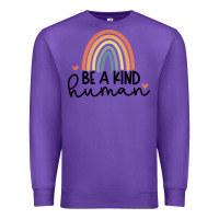 Purple be a kind Premium Sweatshirt - Unal Design