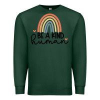 Sports Green be a kind Premium Sweatshirt - Unal Design