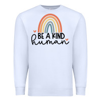 White be a kind Premium Sweatshirt - Unal Design