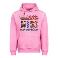 Fuchsia Pink little miss america Urban Hoodie - HRA Design Shop