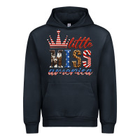 Navy little miss america Urban Hoodie - HRA Design Shop