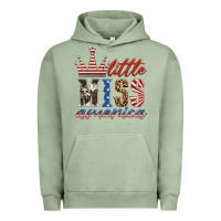 Pigment Oil Green little miss america Urban Hoodie - HRA Design Shop