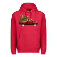 Cardinal christmas trees truck Premium Hoodie - FaDigitalArtStudio