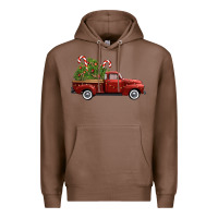Chestnut christmas trees truck Premium Hoodie - FaDigitalArtStudio