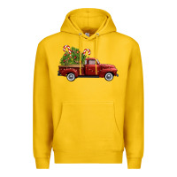 Lemon christmas trees truck Premium Hoodie - FaDigitalArtStudio