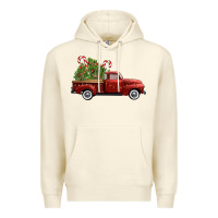 Sandshell christmas trees truck Premium Hoodie - FaDigitalArtStudio