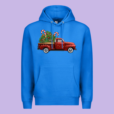 Christmas Trees Truck Premium Hoodie Designed By Fadigitalartstudio