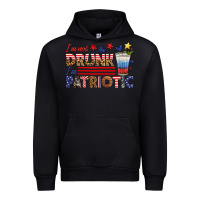 Black i'm not drunk i'm patriotic Urban Hoodie - HRA Design Shop