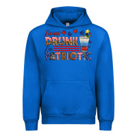 Cobalt i'm not drunk i'm patriotic Urban Hoodie - HRA Design Shop