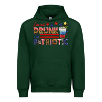 Forest Green i'm not drunk i'm patriotic Urban Hoodie - HRA Design Shop