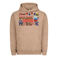 Pigment Burro i'm not drunk i'm patriotic Urban Hoodie - HRA Design Shop
