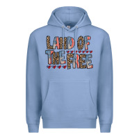 Colony Blue land of the free Premium Hoodie - RacoonDesign