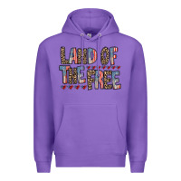 Purple land of the free Premium Hoodie - RacoonDesign