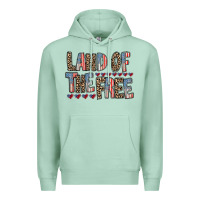Seafoam land of the free Premium Hoodie - RacoonDesign